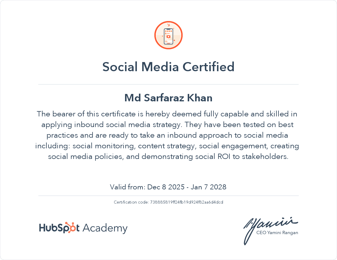 Social Media Certified